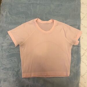 Pink Short Sleeve lululemon Top